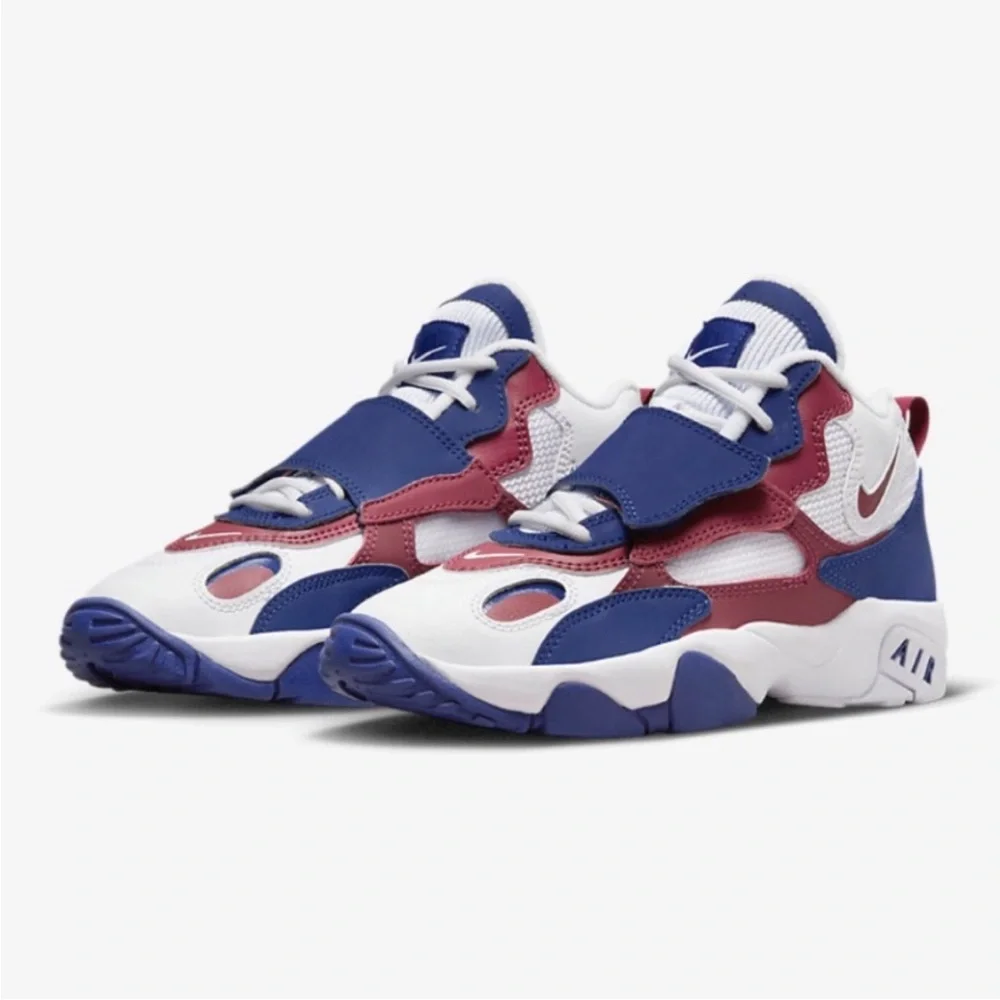 Nike Kids Youth Red White Blue Air Max Speed Turf Sneakers